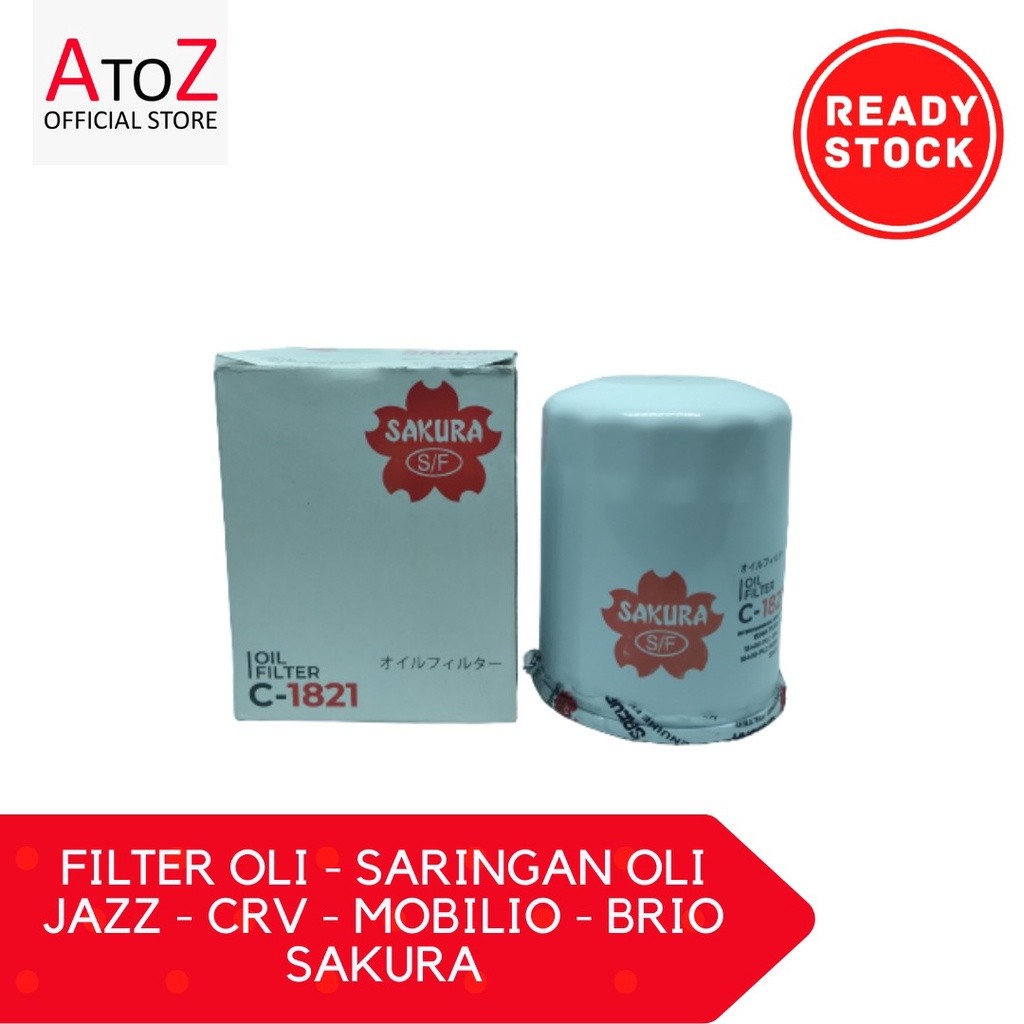 FILTER OLI JAZZ-CRV -MOBILIO - BRIO SAKURA - FUEL FILTER - SARINGAN OLI JAZZ-CRV -MOBILIO - BRIO