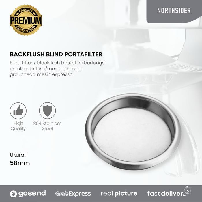 Backflush blind portafilter filter basket 58mm portafilter descaling