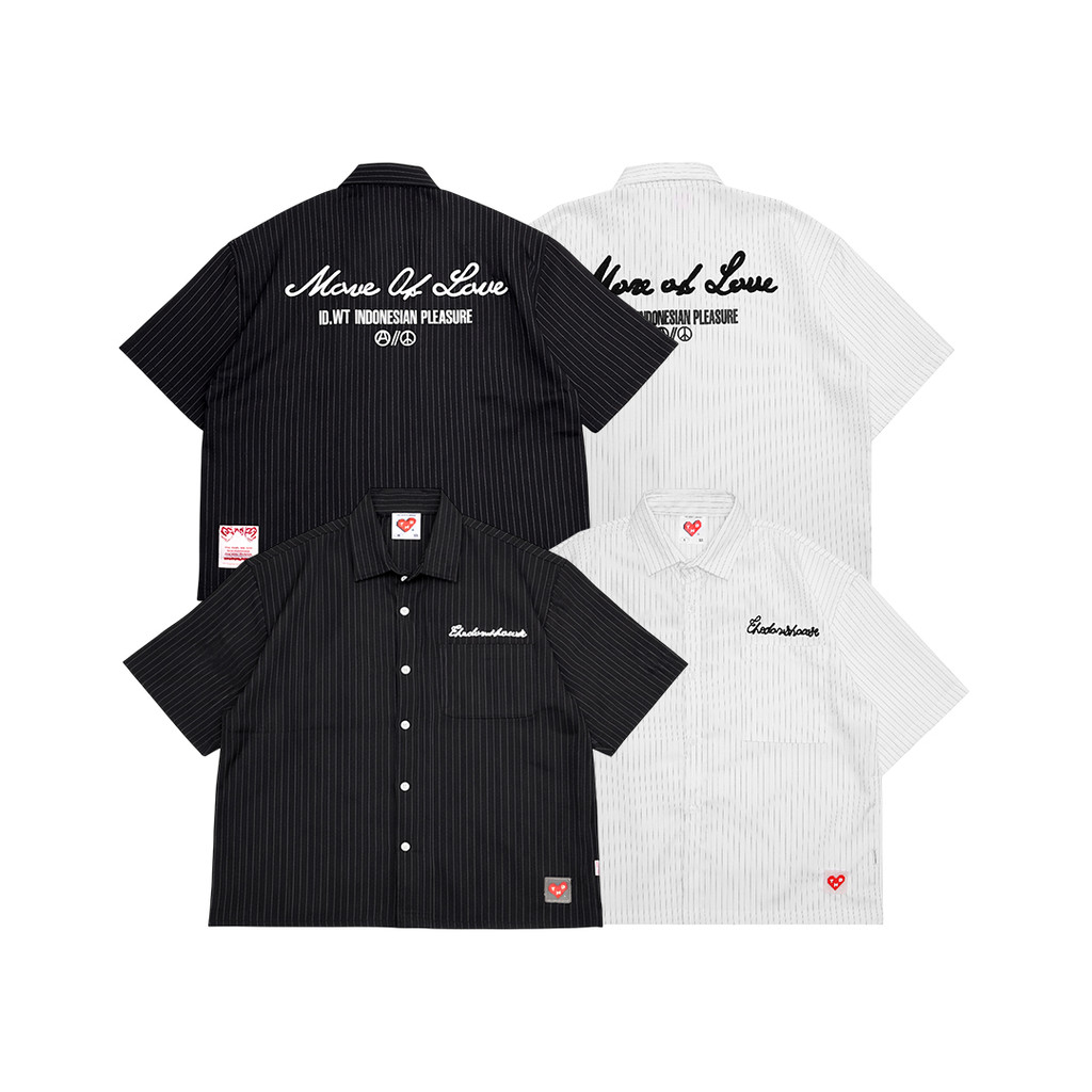 The Don's House SHELOVE SS - Workshirt / Kemeja Lengan Pendek Bahan Denim Pria Wanita