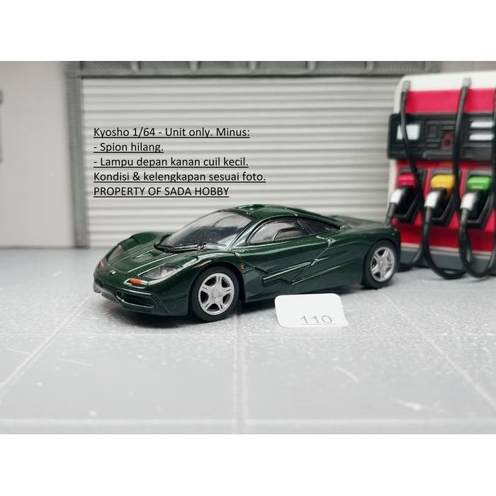 Skala 1/64 McLaren F1 Dark Green Kyosho