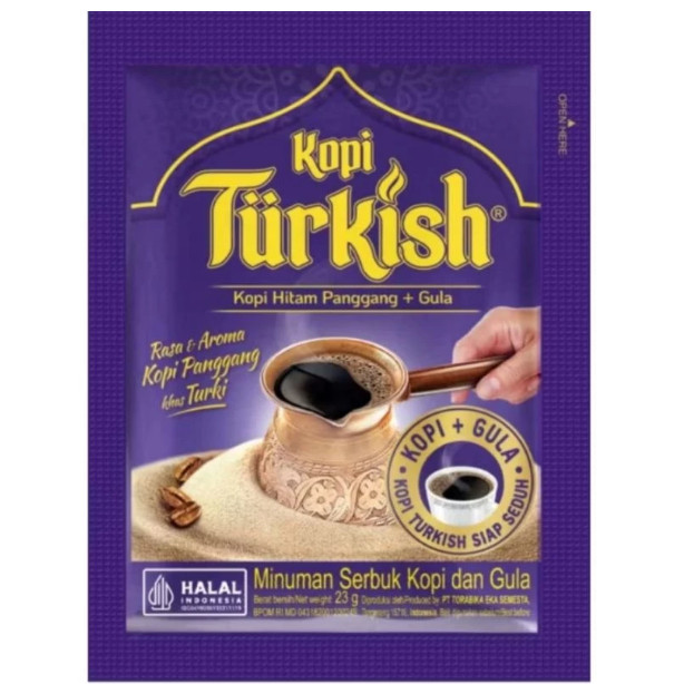 KOPI TURKISH 10 SACHET I KOPI HITAM TURKISH