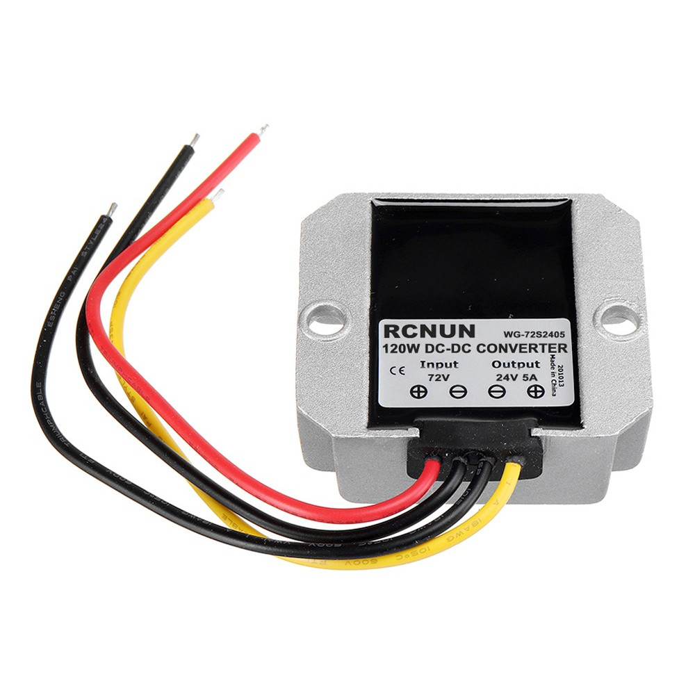 3090V 36V 48V 60V 72V to 24V 5A 120W DC DC Buck Converter 24Volt Stepdown Voltage Regulator Transfor