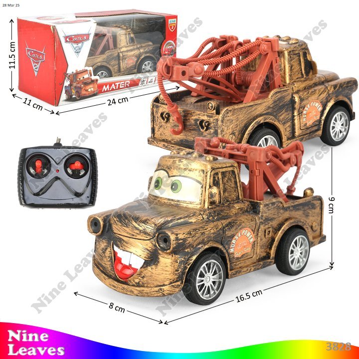 Mainan Anak RC Remote Control Truk Derek Mater The Cars 27 MHz 4 Channel