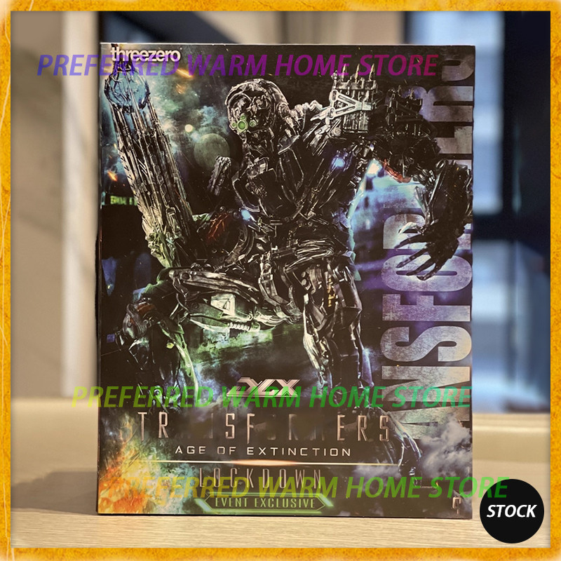 In Stock 3A THREEZERO DLX Lockdown Movable Model Toys Collect Age of Extinction EVENT EXCLUSIVE
