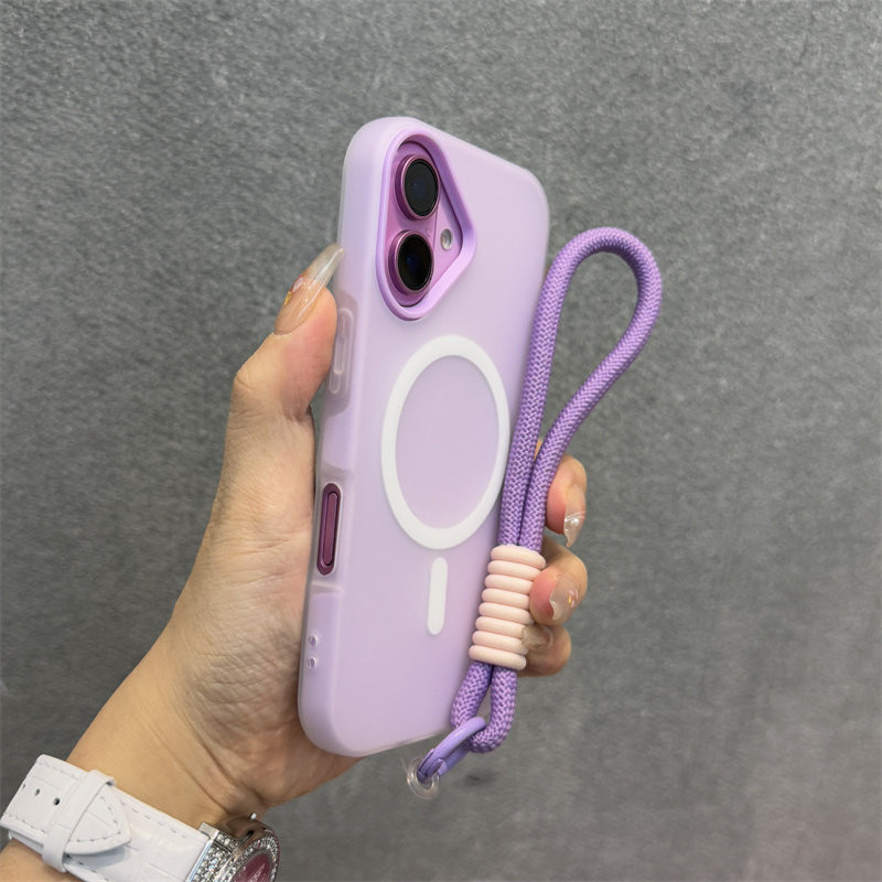 Fashion Lanyard Magnetic Phone Case for IPhone 17 Pro 16 15 14 13 12 Pro Max with Lanyard Shockproof
