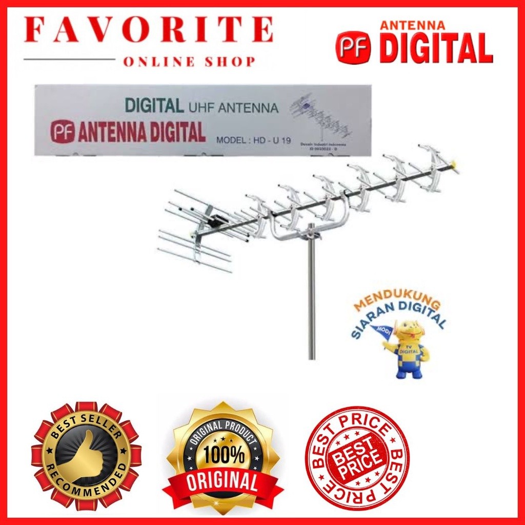 ANTENA PF HD U 19 / ANTENA DIGITAL PF ANTENA