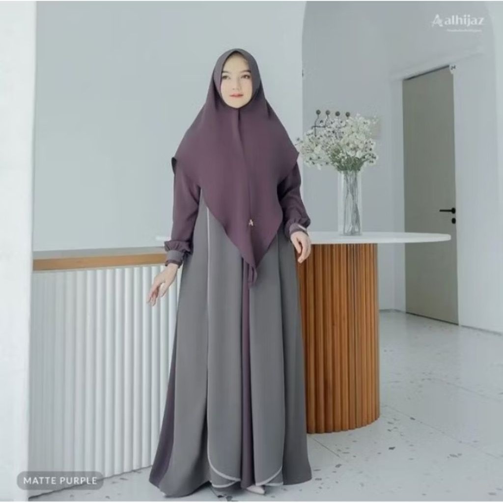 [JPR] Set Gamis Kayla Set Hijab Syari Terbaru