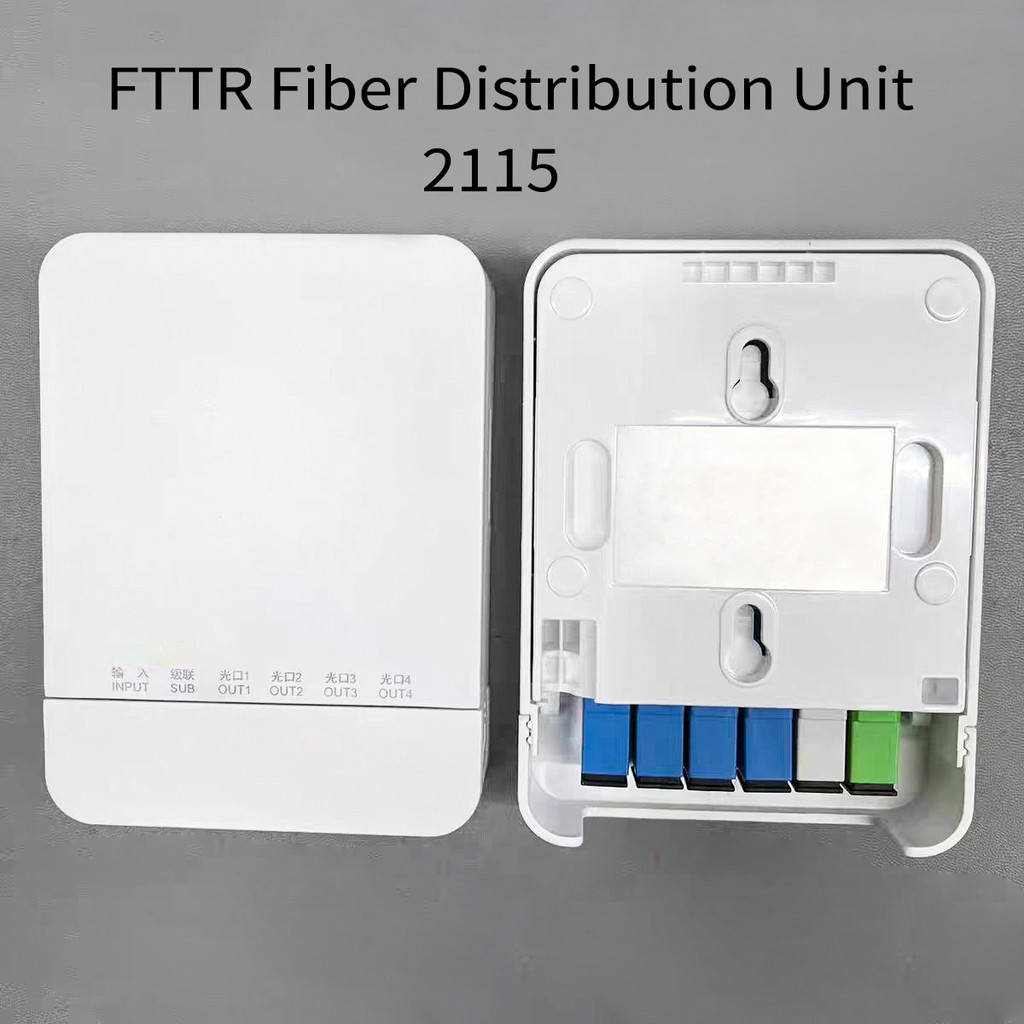 FTTR 2115/2121 Fiber Optic Terminal Box Panel  Indoor FTTH Optical Router 1/4 Optical Fiber Terminal