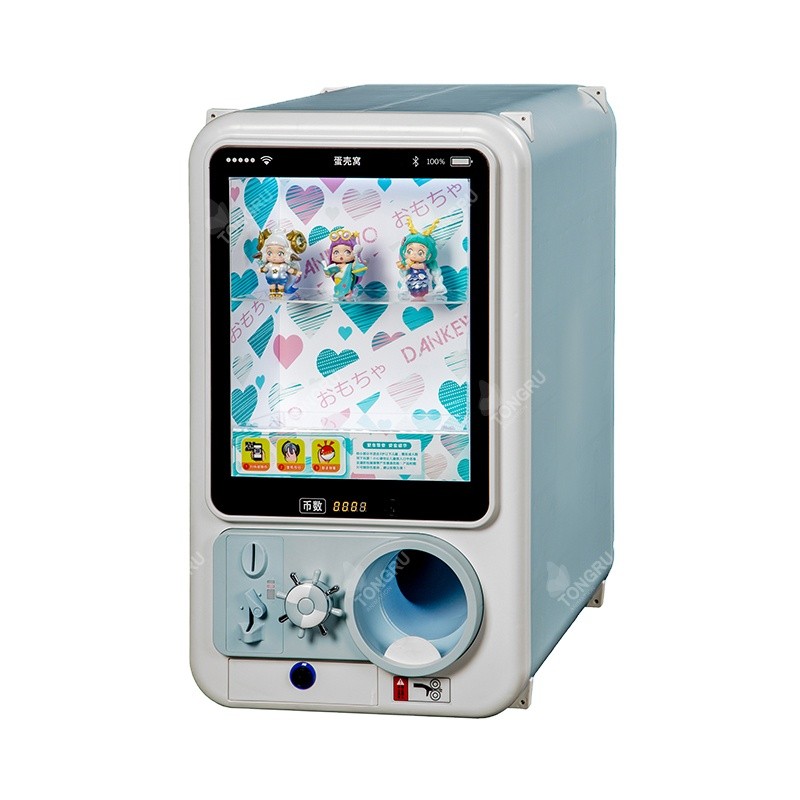 Fashion Gashapon Machine Electronic Single-Layer Gumball Vending Machine Coin Operated Kids Toy Boun