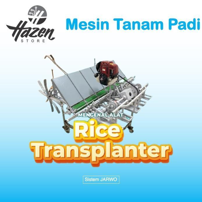 PROMO SPESIAL Mesin Tanam Padi Tepat Guna 6 Baris Rice Transplanter Sistem Jarwo by HAZENstore - 20c
