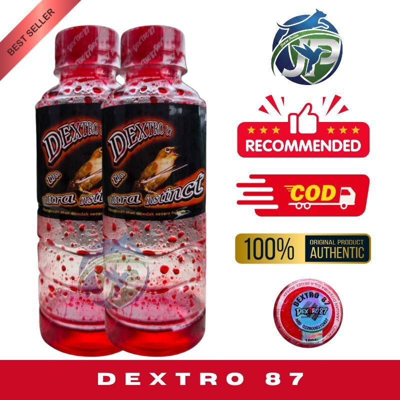 DEXTRO 87 PLECI ORIGINAL VITAMIN PLECI PRODUK OM ACUZ ORIGINAL DEXTRO 87 TUTUP MERAH