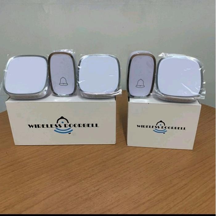 Bell Rumah Wireless Door Bell Pintu Doorbell Waterproof - 2 Transmitter