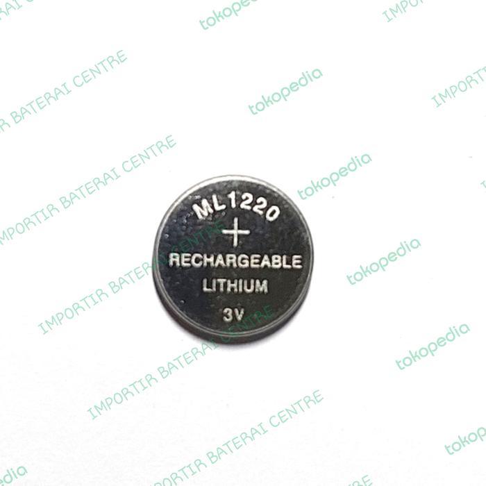 Soundpart Baterai Cmos ML1220 ML 1220 3volt rechargeable Lithium