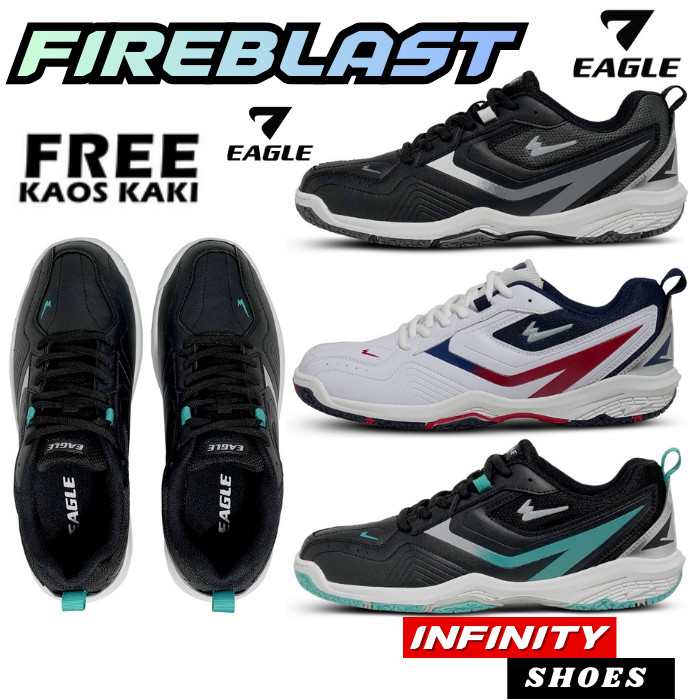 Eagle FIREBLAST Badminton Shoes - Sepatu Badminton Original EAGLE