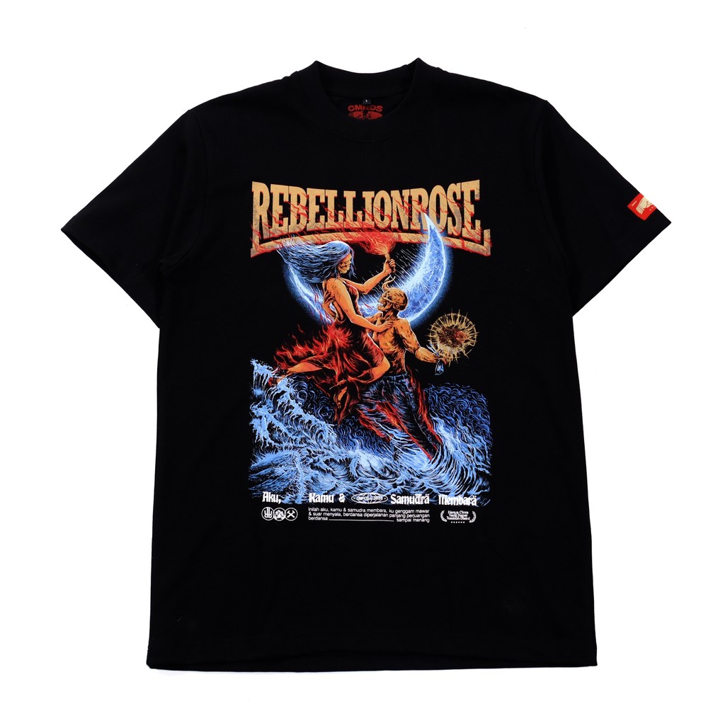 COD | Tshirt REBELLION ROSE - SAMUDRA (black)