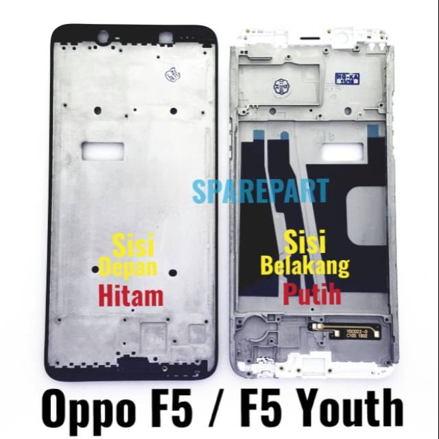 OTL.TOOLS Frame Tulang Tengah OP F5 / F5 Youth / CPH1725 - Bezzel Bejel Bezel Tempat Dudukan LCD & M