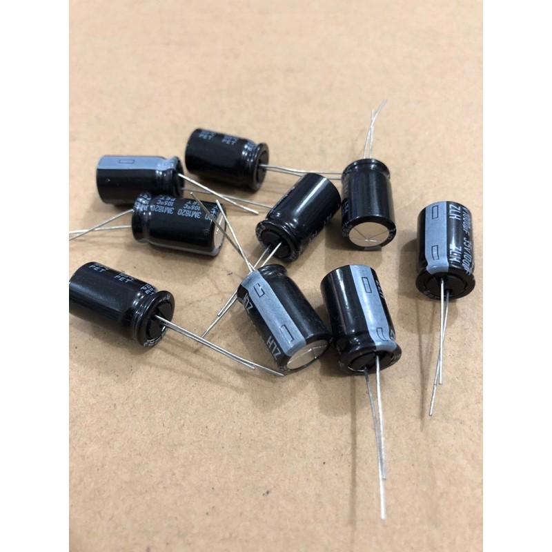 100Pcs Capacitor Elco 1000uf 35v Kapasitor Elko 1000uf 35v
