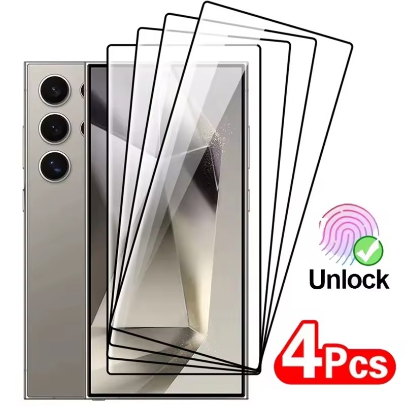 Fingerprint Unlock Protective Film For Samsung Galaxy S25 Ultra S24 Ultra S25Plus Screen Protector S