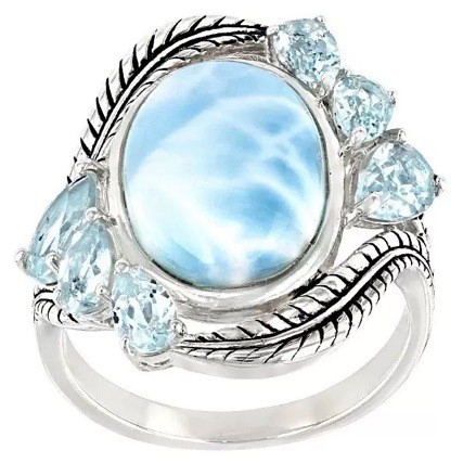 Cincin Wanita Cangkang Vintage Perhiasan Cincin Batu Permata Kreatif Tangan