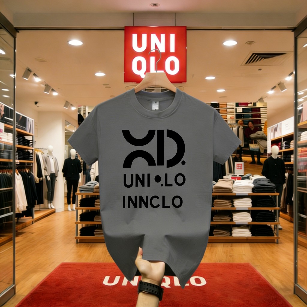 Uniqlo -Tshirt Polos Unisex For Daily Use Nyaman Adem Kaos Cowok Distro Original 100% | Kaos Pria Pr