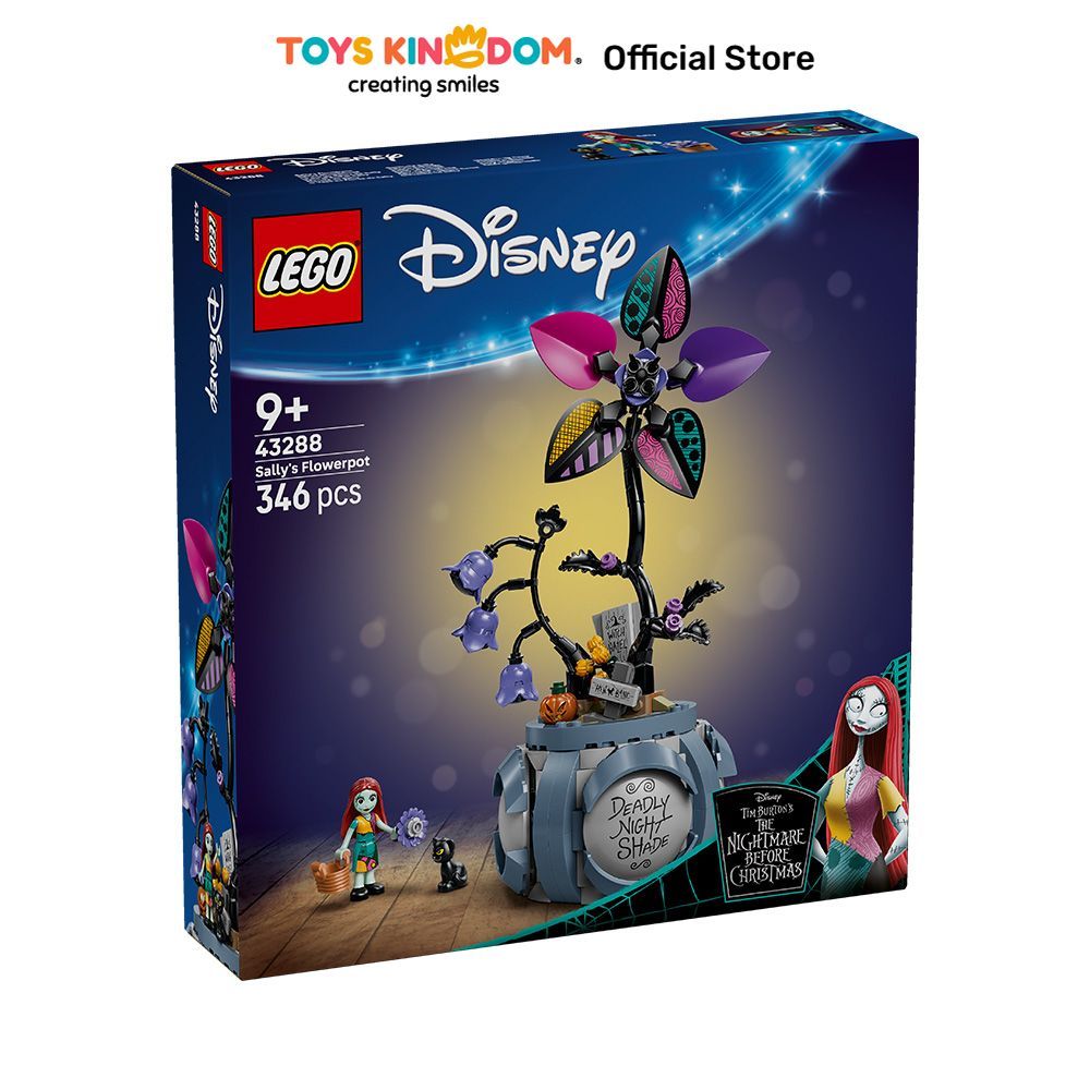 Toys Kingdom Lego Disney Sallys Flowerpot Set 346 Pcs 43288 - Mix Balok Susun Building Blocks Mainan