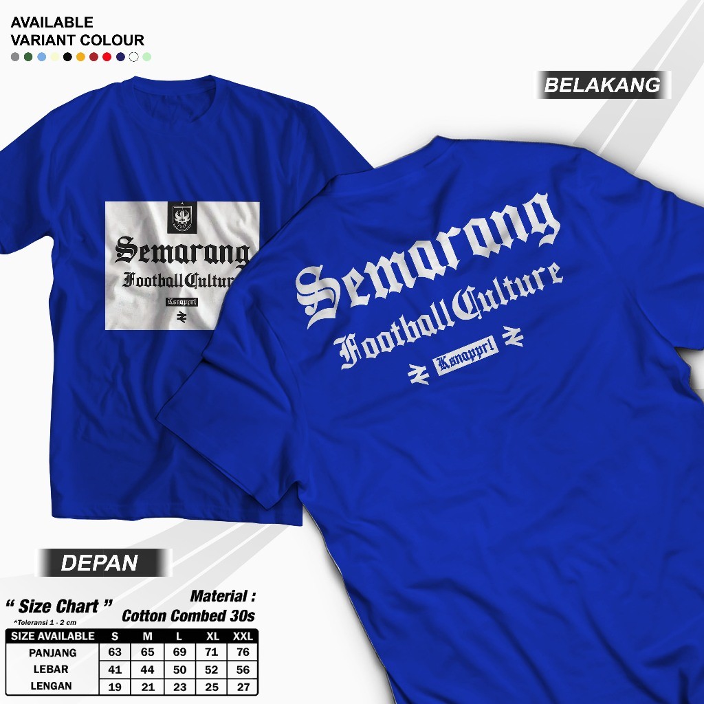 Kaos PSIS Semarang "Semarang Football Culture" - Kaos Psis Semarang/Kaos Suporter PSIS/Kaos PSIS Lig