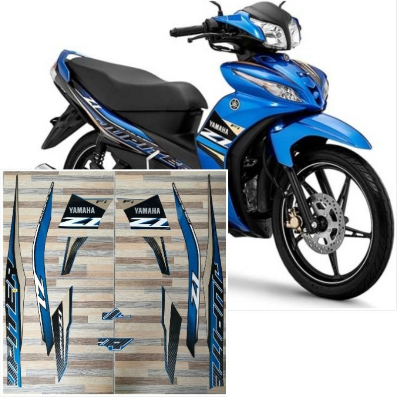 striping original Yamaha Jupiter Z1 FI biru hitam tahu  2020 2021