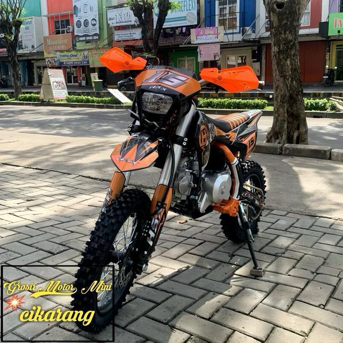 MOTOR MINI TRAIL 110CC HSX MATIC RING 14/12 MESIN 4TAK - Orange
