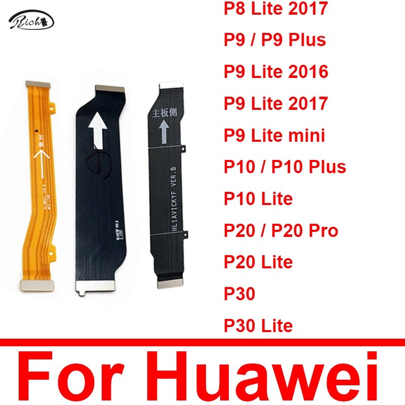Kabel Fleksibel Motherboard Mainboard Untuk Huawei P8 P9 P10 P20 P30 Pro Mini Lite Plus 2017 Papan U