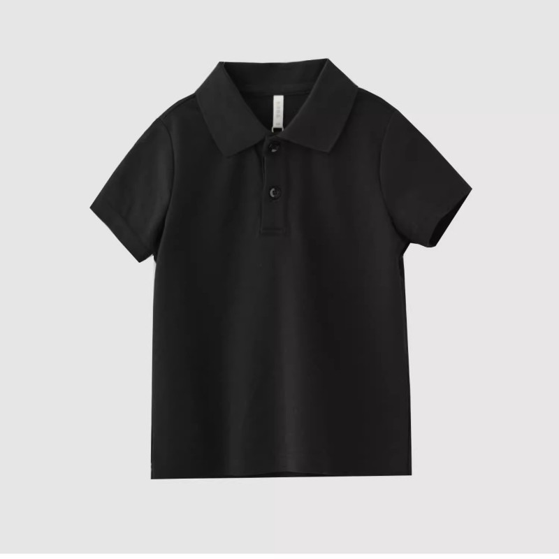 Mentari Kecil Kaos Polo Anak Kerah Lengan Pendek Seragam Kelas Kaos Kerah Atasan