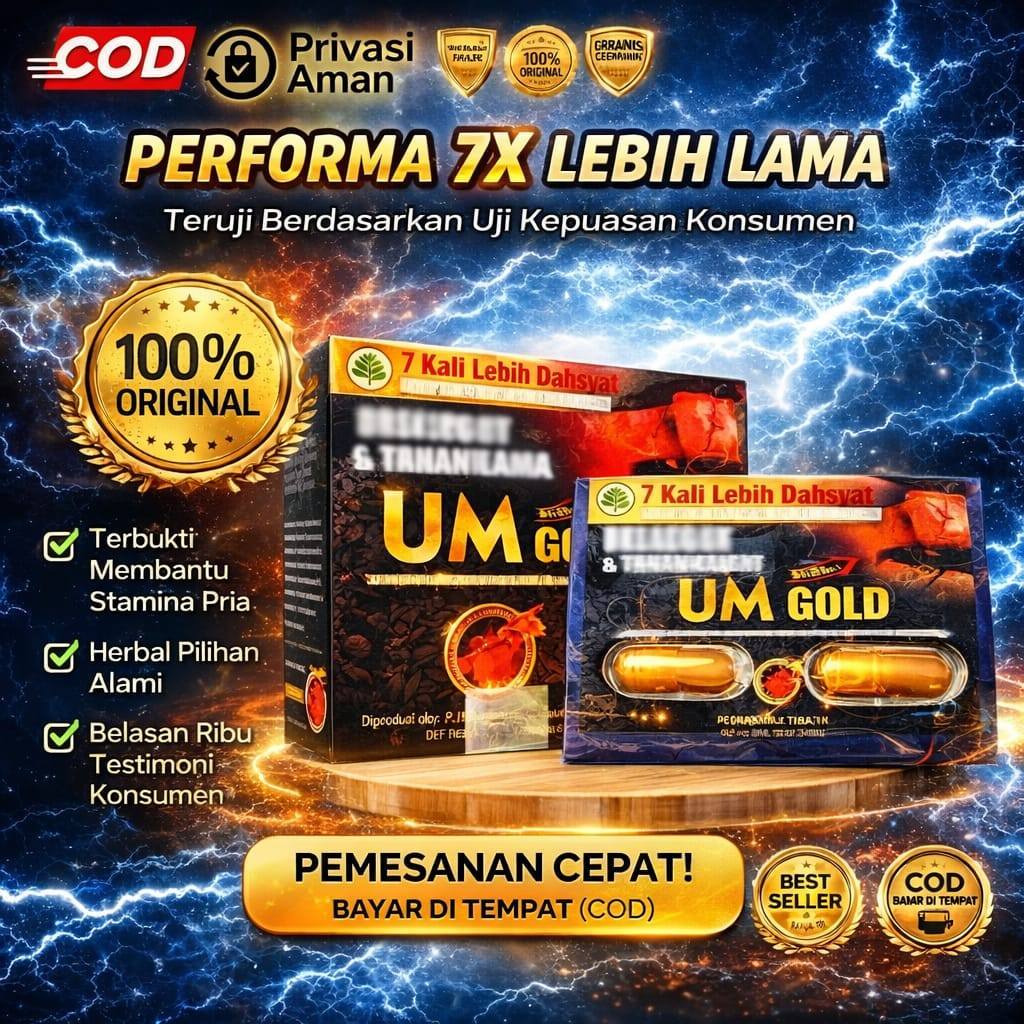 UM GOLD KAPSUL | UM_Gold Original 100% Kapsul | UM Gold Blister | Urat Madu 100% Original | Jamu  | 