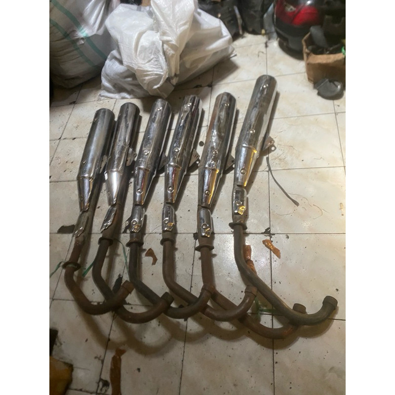 knalpot megapro primus std ori cabutan