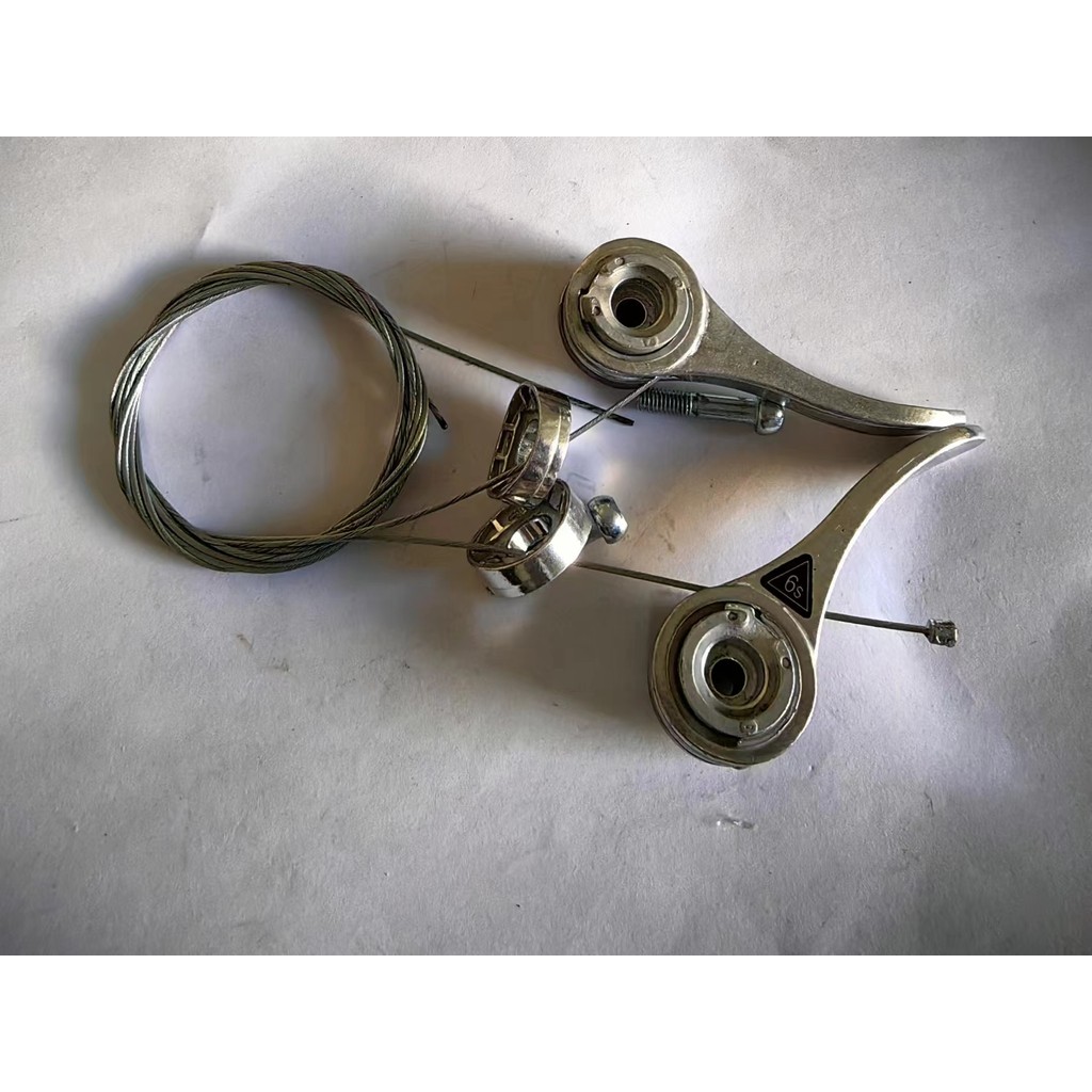 Tuas Pemindah Gigi Sepeda dengan Rangka Baja, 6 Kecepatan, DIAL shifter