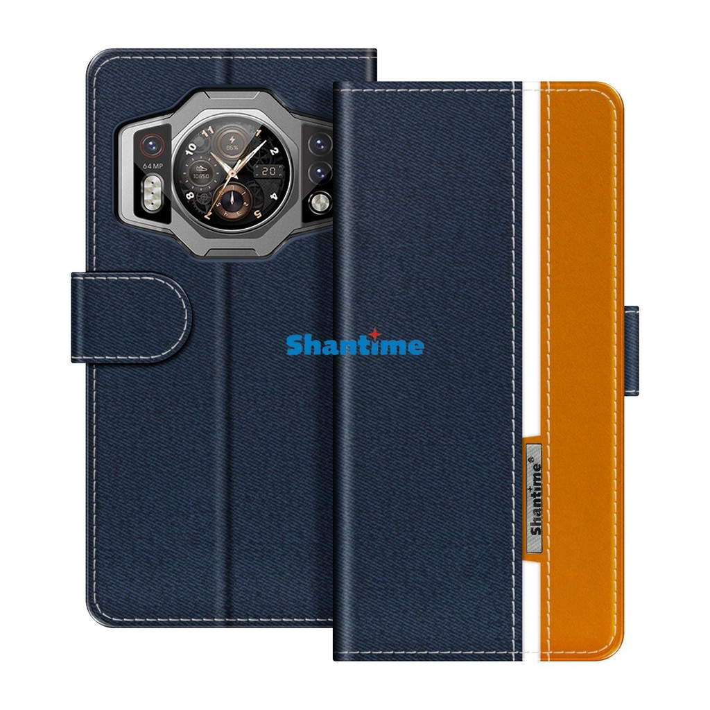 compatible with Oukitel WP21 protective case book wallet cell phone cover fog case stand cell phone 