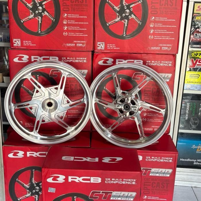 Velg Rcb CT600 Ct 600 Velg Stylo Cbs Vario 125 Vario 150 Vario 160 Cbs Velg Almunium RCB - HITAM