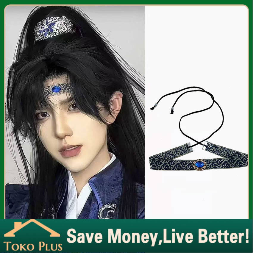 Hanfu Headwear Pria Ancient Style Headband , Kostum Hanfu Headband Ikat Rambut Hanfu Hiasan Kepala