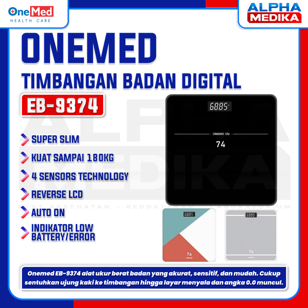 Onemed EB 9374 Timbangan Badan Digital