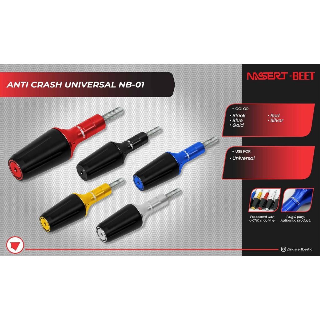 Jalu Knalpot Pelindung Knalpot Anti Crash Universal Motor Nb-01 Nassert Beet