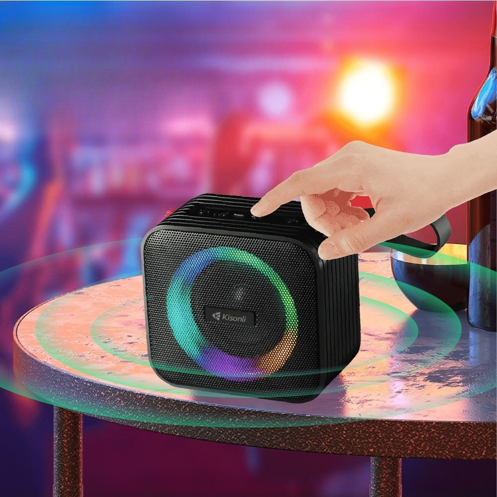 Speaker S13 Kisonli Bluetooth 5.0 8W RGB Light Rhyme - GO