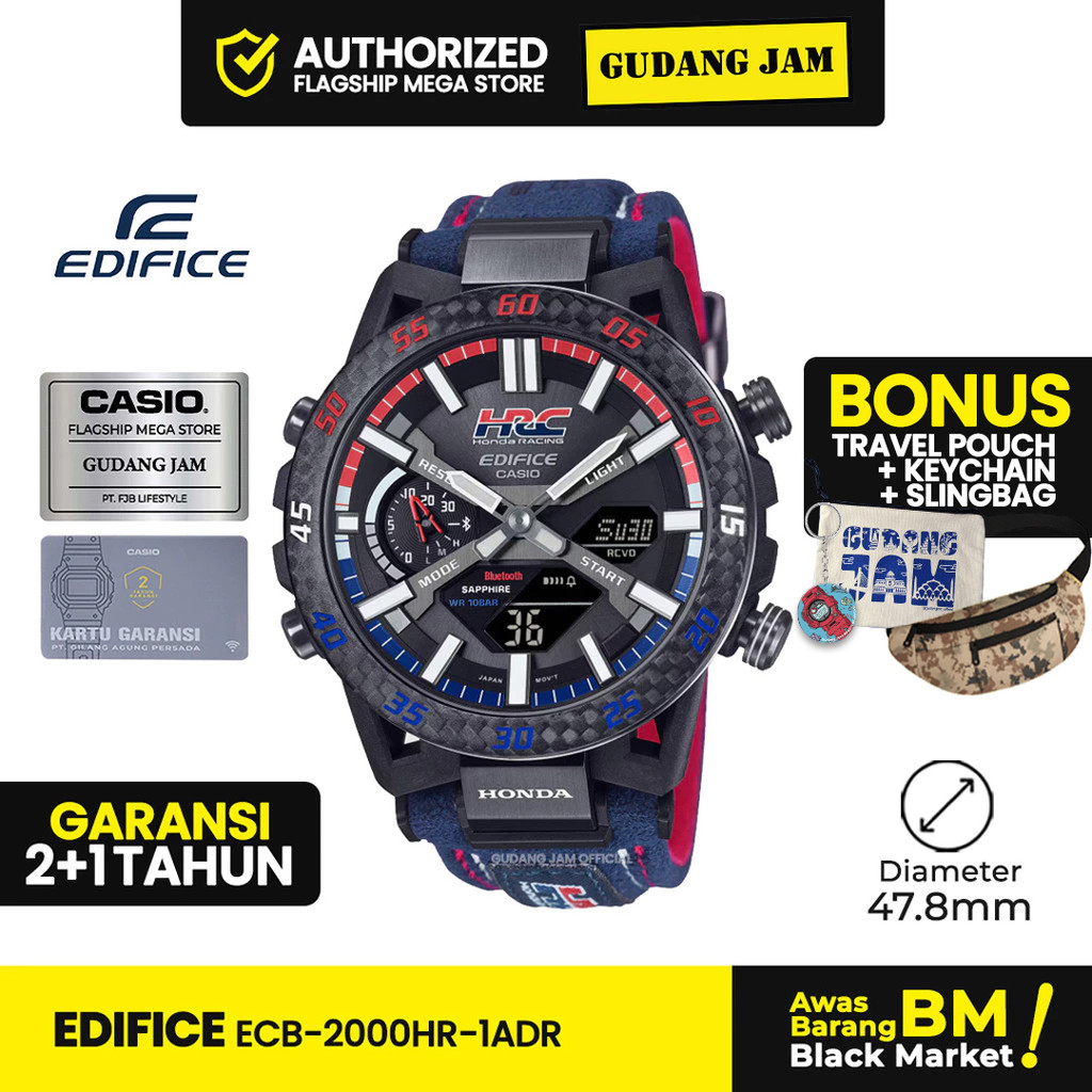 Edifice Pria ECB-2000HR-1ADR ECB-2000HR-1A ECB-2000HR ECB-2000 ECB 2000 Analog HCR Edition