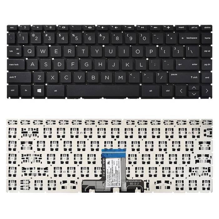 Keyboard Laptop HP 14-cm 14-cm0078au 14-cm0075au 14-cm0091au Hitam