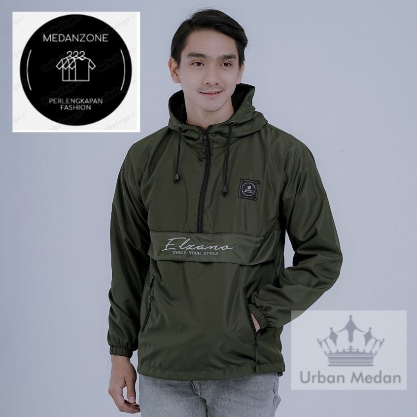 Cougle Man Elzano - Jaket Parasut Pria dan Wanita