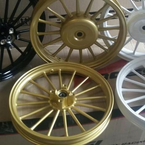 Velg Rossi Palang 16 Andromeda Vario125/150 Gold/Putih/Hitam 160/185x14 Papa Racing - gold