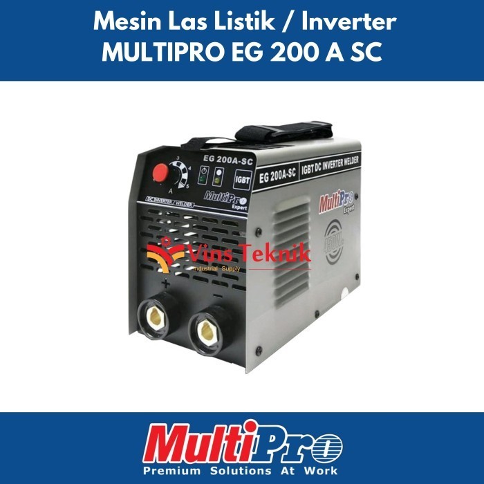 MESIN LAS LISTIK INVERTER MULTIPRO EG 200 A LAS INVERTER EG200A