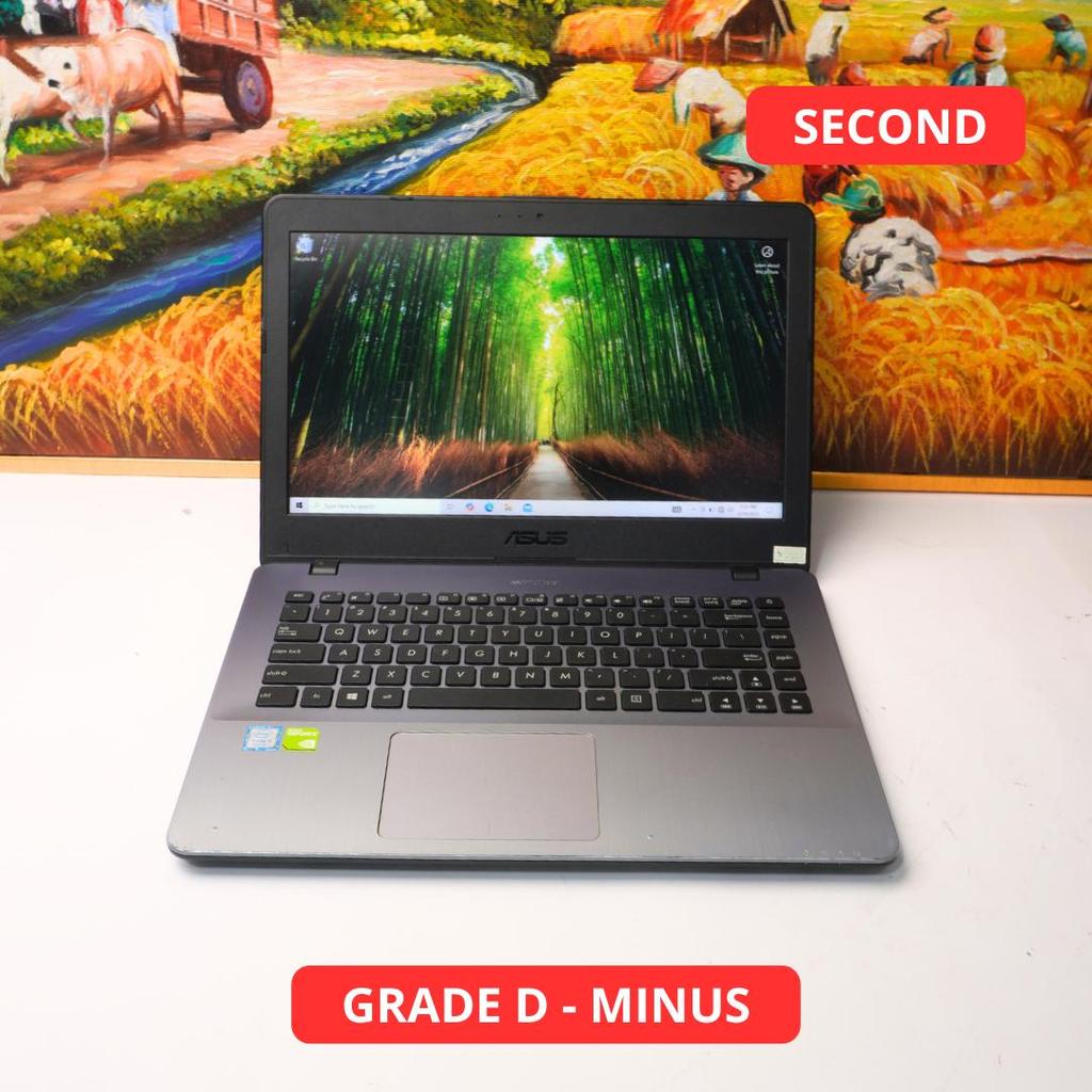 ASUS VIVOBOOK 14_ASUS LAPTOP X442UF I5 8250U 16GB (14") GRADE D - MINUS LAPTOP SECOND ORIGINAL SINAR