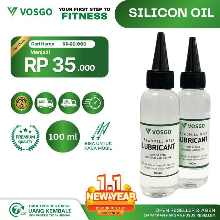 Zona Sporty Pelumas Treadmill Silicone Oil Minyak Treadmill Vosgo