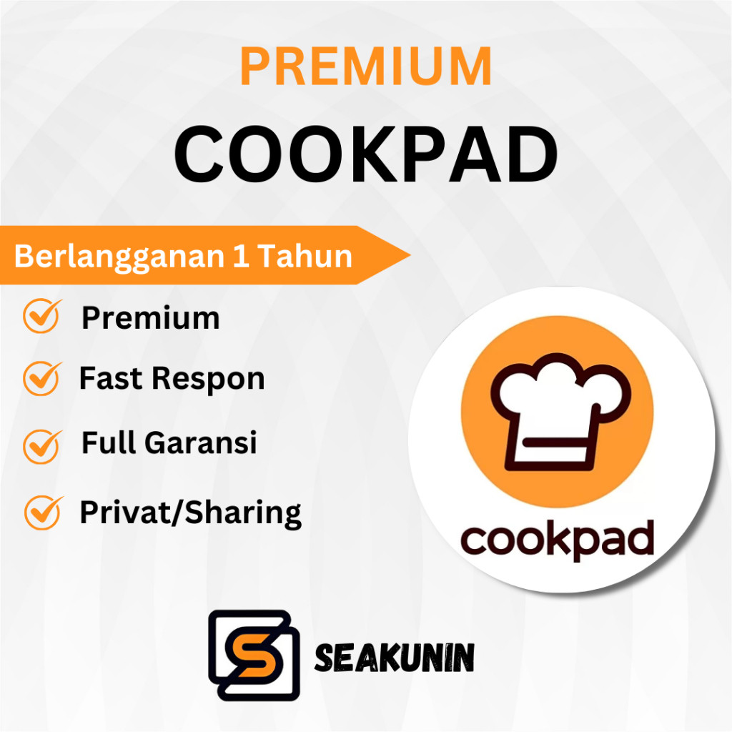 Cookpad Premium 1 Bulan - Software Resep Makanan