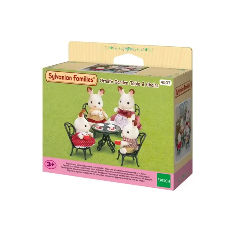 Mainan Koleksi Sylvanian Families Ornate Garden Table & Chair