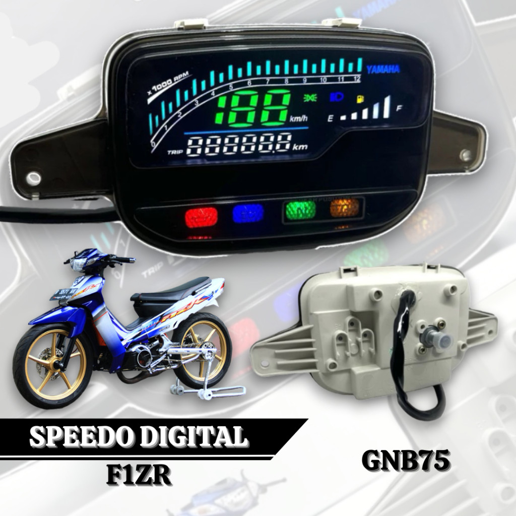 Speedometer Digital Motor Yamaha F1ZR Speedo Motor Digital
