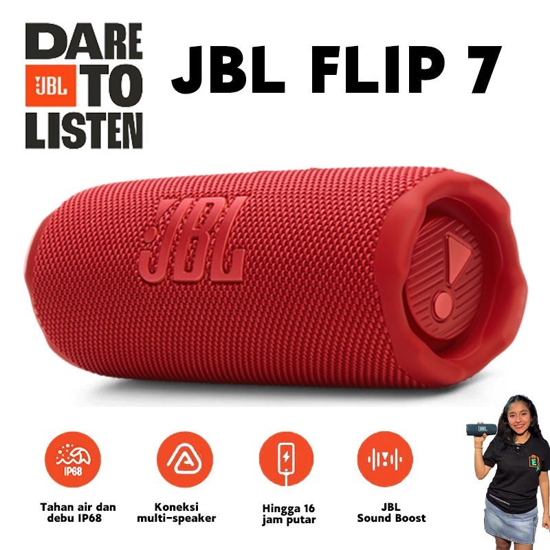 Speaker JBL Flip 7 Portable Waterproof and Drop-Proof Speaker Bold Pro Sound IP68 Waterproof Speker 